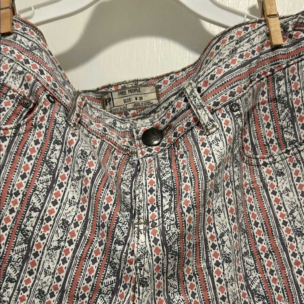 Free People Multicolor Patterned Skinny Pants - Picture 7 of 8